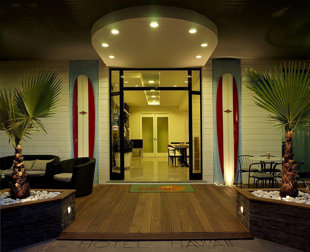 Hotel Hawaii Bed And Coffee Riccione Eksteriør billede
